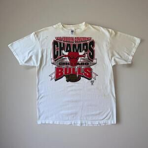 Chicago Bulls Shirt  White 90S Micheal Jordan Nba Basketball  7